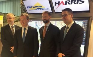 andrew-libby-program-director-tranche-2-harris-the-hon-minister-pyne-nathan-habermehl-program-director-tranche-2-elbit-the-hon-senator-zed-seselja