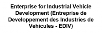 Enterprise for Industrial Vehicle Development (Entreprise de Developpement des Industries de Vehicules - EDIV) - Logo
