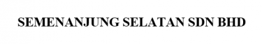 Semenanjung Selatan Sdn. Bhd. (SSSB) - Logo