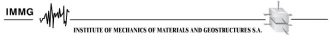 IMMG - Institute of Mechanics of Materials & Geostructures S.A. - Logo