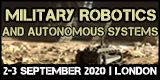 Military Robotics and Autonomous Systems 2020, 2-3 September, London, UK - Κεντρική Εικόνα